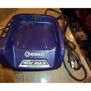 Kobalt 40V Max Lithium Ion Battery Charger KRC 60-06 506884 Purple Black